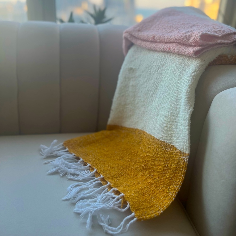 Indian Woven Throw Blanket